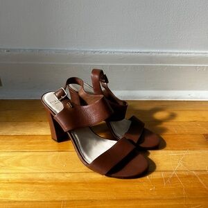 Cole Haan Brown Strappy Heels